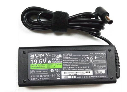 90W AC Adaptateur chargeur Sony PCG-5J1L - Cliquez sur l'image pour la fermer